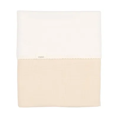 Koeka Bettdecke - Faro - 100 x 150 cm - Baumwolle Fleece Waffel