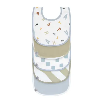 Lässig Slabbetjes Set van 5 - Happy Fruits