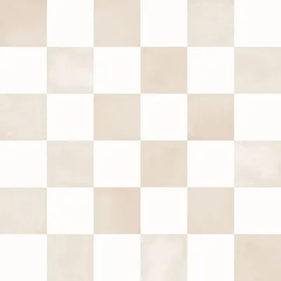 Estahome Tapete – Karomuster – Beige & Weiß