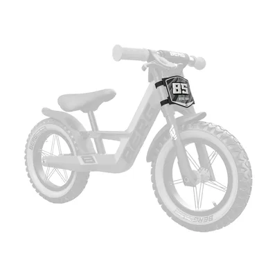 BERG Biky Nummernschild Mit Aufkleber