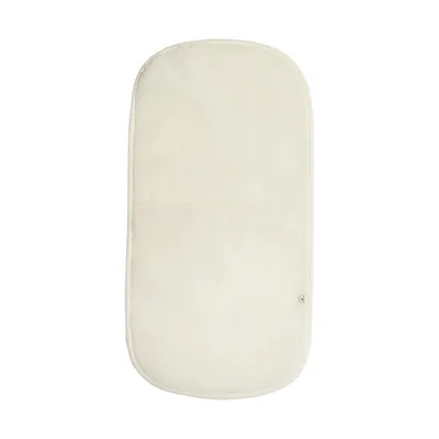 Alwero Matratzenschoner für Wiegen 80 x 40 cm – Natur