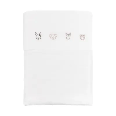 Bamboom Laken 110x140 - Animal Friends