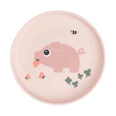 Done By Deer Bord - Rond - Silicone - 18 cm