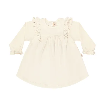 UAUA Angel Wings Kleid Lange Ärmel - Crema