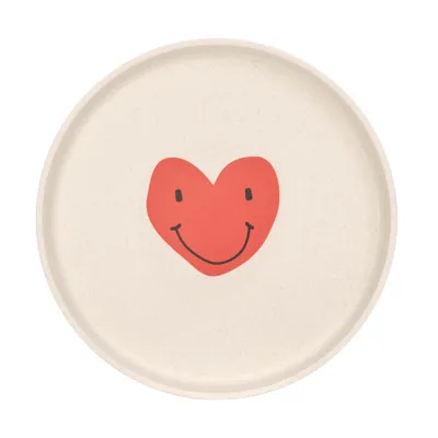 Laessig Plate PP/Cellulose Happy Rascals Heart 1310063642