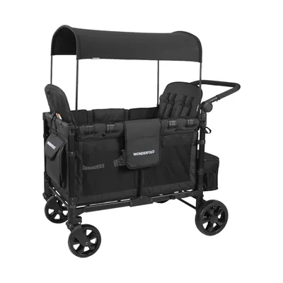 Wonderfold W4 Elite Bolderwagen - Volcano Black