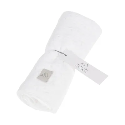 Nanami Embroidery Swaddle - 100 x 135 cm - Off White