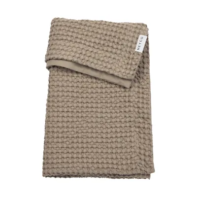 Meyco Ledikantdeken - Waffle Cotton - Taupe - 100x150 cm