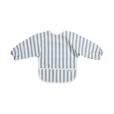 Meyco Mouwslab - Fat Stripe - Jeans Blue - 1-pack