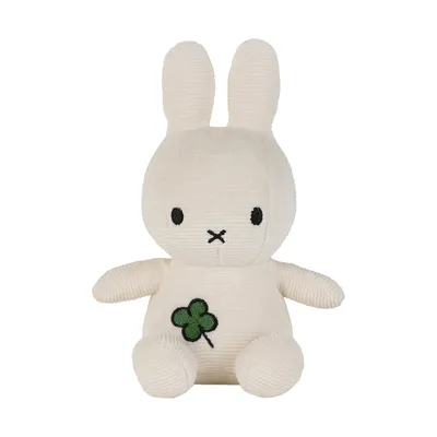 Bon Ton Toys Knuffel - Miffy Four Leaf Clover - Offwhite - 18 cm