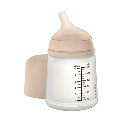 Suavinex Zero Zero Anti-Koliek Fles Borstvoeding - One Size - 180ml