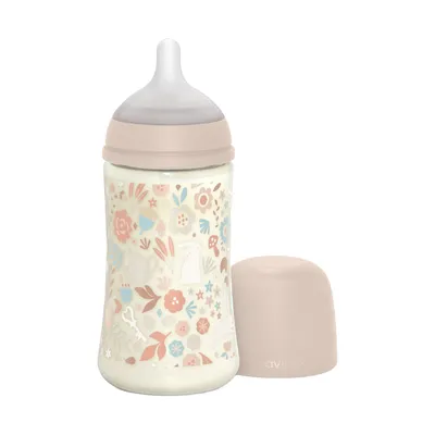 Suavinex Babyflasche - SX Pro - Wonderland - Medium Flow - 270ml - Rosa