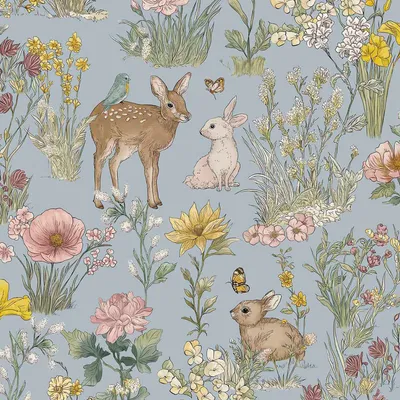 Eijffinger Behang - Tiny Treasures - Pastel Multicolor
