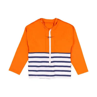 Floatee Anti-Ertrinken T-Shirt Langarm - Orange