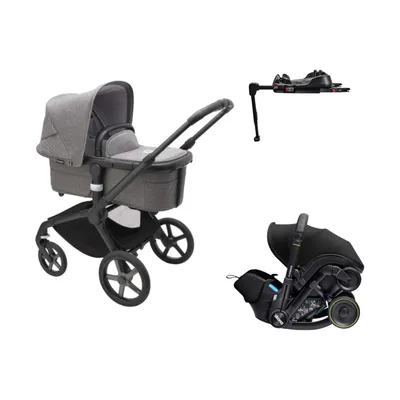 Bugaboo Fox 5 Kinderwagen 2-in-1 | Doona X Autositz | Doona X Isofix Base