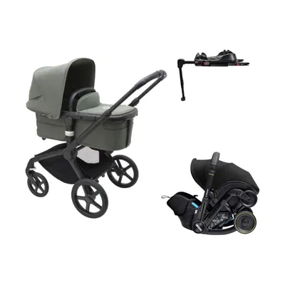 Bugaboo Fox 5 Kinderwagen 2-in-1 | Doona X Autositz | Doona X Isofix Base