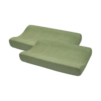 Meyco Wickelunterlagenbezug Uni - 2 Stück - Olive Green