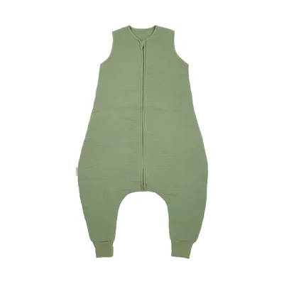 Meyco Baby Schlafsack Jumper Winter Hydrophil Uni - Vorgewaschen Olive Green - 92 cm