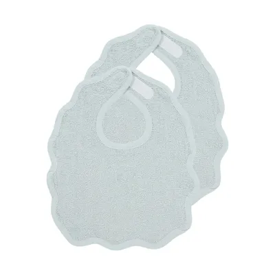 Meyco Baby Wavy Slab Met Klittenband - 2 Stuks - Badstof