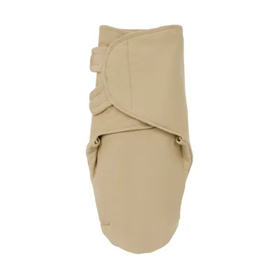 Meyco Baby SwaddleMeyco Pucktuch Gefüttert Uni - Sand - 0-3 Monate