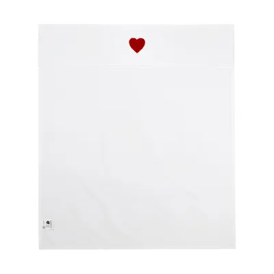 Meyco Sweet Heart Wiegenlaken - 75 x 100 cm - Rot