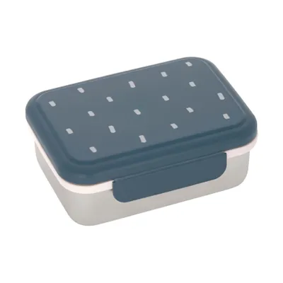 Lässig Lunchbox - Stainless Steel - Happy Prints - Midnight Blue