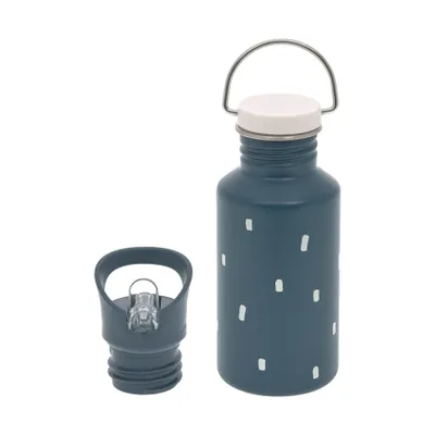 Lässig Trinkflasche - Stainless Steel - Happy Prints - Midnight Blue
