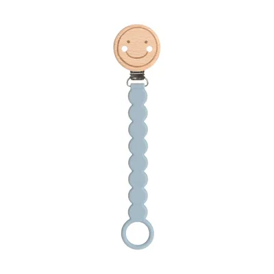 Lässig Schnullerhalter Holz/Silikon Tiny Smile