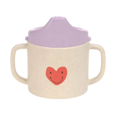 Lässig Schnabeltasse - Happy Rascals - Heart Lavender  