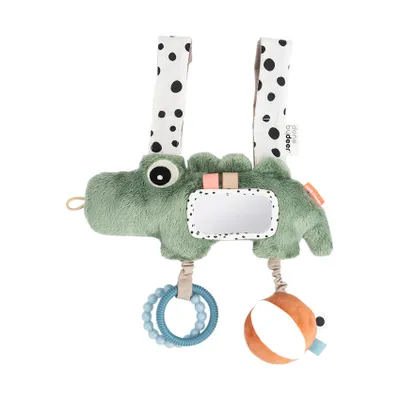 Done By Deer Croco Hängendes Aktivitätenspielzeug - Green