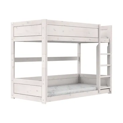 LIFETIME Kidsrooms Original Niedriges Etagenbett – Weiß