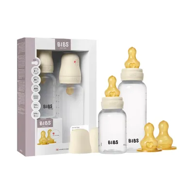 Bibs Grow and Flow Flessenset - 150 ml/270 ml - Latex - Ivory