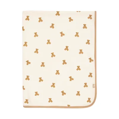 Jollein Babydecke - 75 x 100 cm - Mini Teddy Bear - Little Waffle