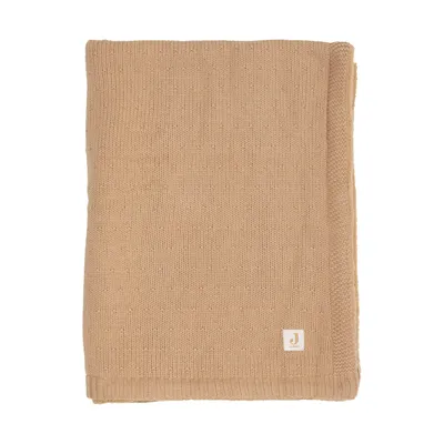 Jollein Ledikantdeken - Sprinkle Knit / Fluffy - 100 x 150 cm - Hazel