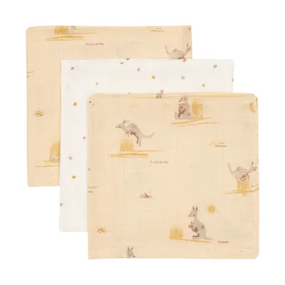 Jollein Hydrofiele Monddoekjes - 3 Stuks