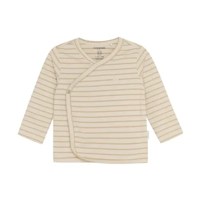 Noppies Nour Wickelshirt - Stripe - Offwhite