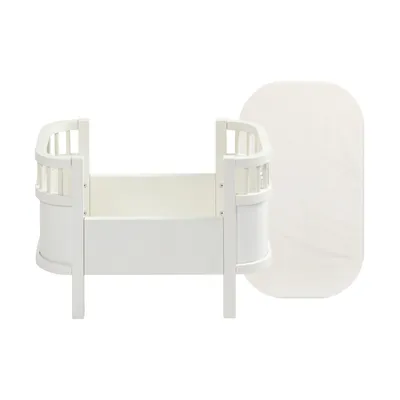 Sebra Puppenbett inkl. Matratze - Classic White