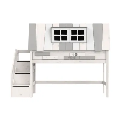 LIFETIME Halbhochbett – My Hangout / Premium White Wash