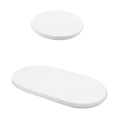 Waldin Hoeslakenset Ovaal - 7-in-1 Ledikant - Wit