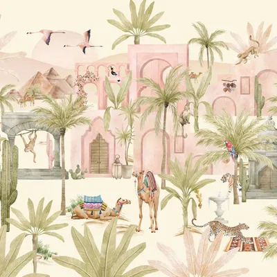 Creative Lab Amsterdam Fototapete - Pink Oasis