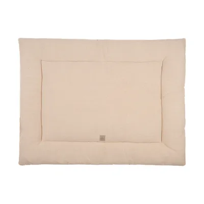 Nanami Laufstallteppich - 75x95 cm - Strickoptik/Bambus – Natur