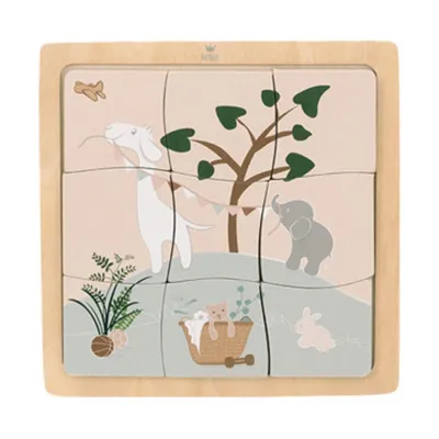 BamBam Eco Friendly Holz Puzzle - 15 cm