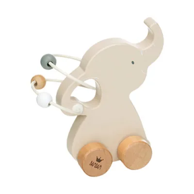 BamBam Eco Friendly Elefant auf Rädern - 15 cm