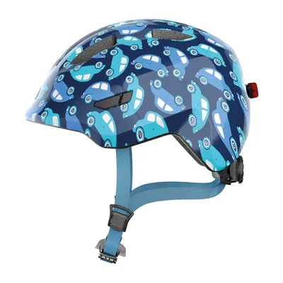 Abus Smiley 3.0 LED Helm Blue Car