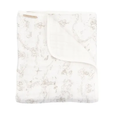 Bamboom Wiegen-Decke Nuvola - Boomy's world Oyster grey