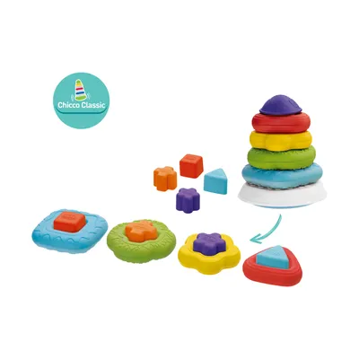 Chicco Stapelturm – 2-in-1-Ringturm