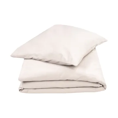 Julius Zöllner Dekbedovertrekset - Uni Oatmeal - 80x80 cm + 35x40 cm