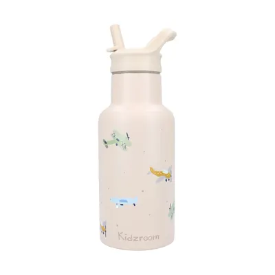 Kidzroom Drinkfles Small Talk - 350 ml - Beige