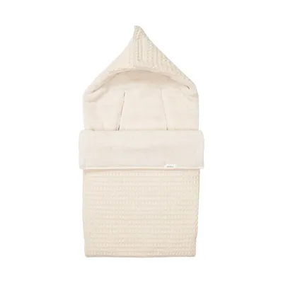 Koeka Fußsack 0+ - Waffel/Teddy Oslo - Natur
