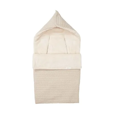 Koeka Fußsack 0+ 3/5 Punkt Waffel/Teddy Oslo - Sand